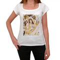 Manga with sword and skull, T-Shirt for women,t shirt gift 00088