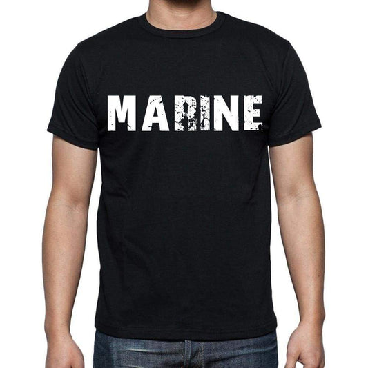 Marine Mens Short Sleeve Round Neck T-Shirt - Casual