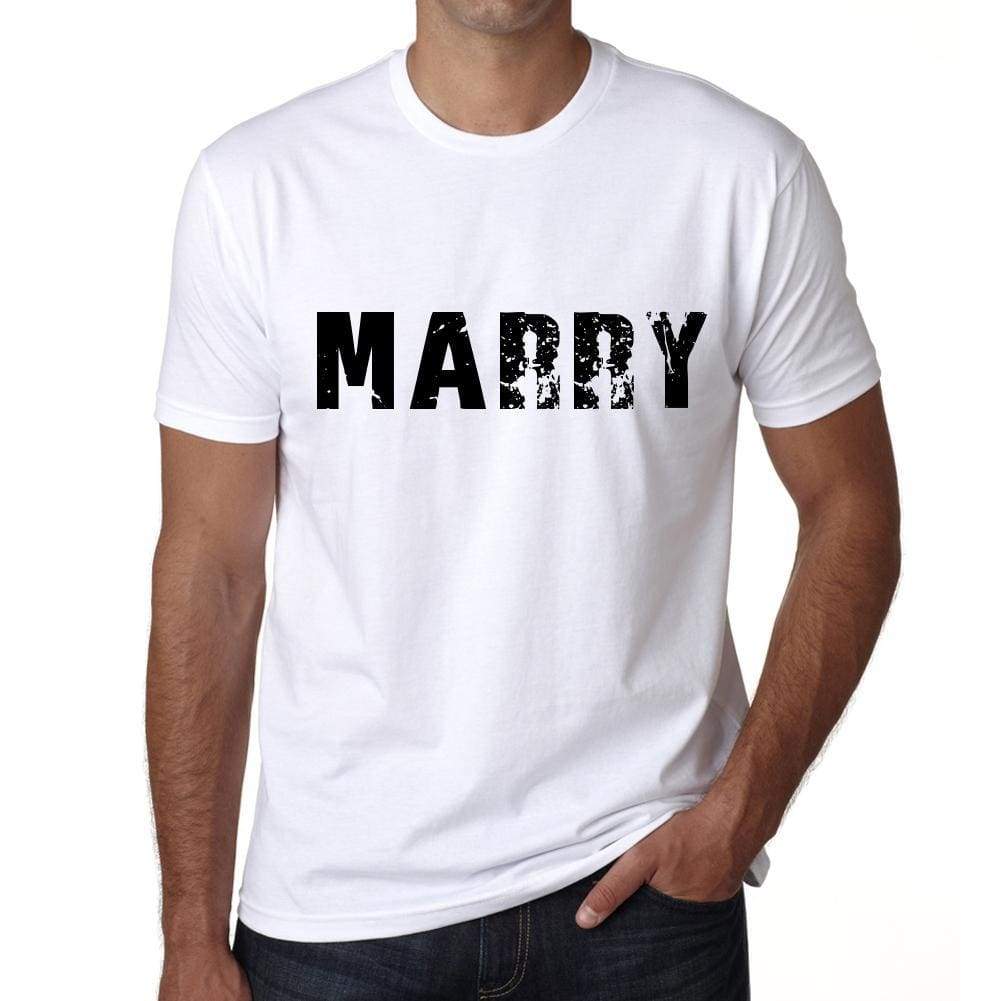 Marry Mens T Shirt White Birthday Gift 00552 - White / Xs - Casual