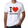 Martens I Love Animals White Mens Short Sleeve Round Neck T-Shirt 00064 - White / S - Casual