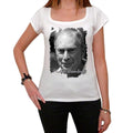 Marthin Luther King, Damen Kurzarm-T-Shirt mit U-Ausschnitt 00139