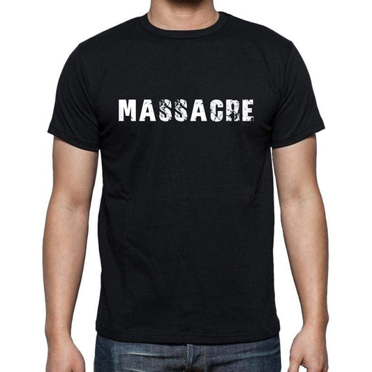 Massacre French Dictionary Mens Short Sleeve Round Neck T-Shirt 00009 - Casual