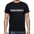 Mathematician t shirt, mens t-shirt, occupation, S Size, Black, Cotton