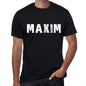 Maxim Mens Retro T Shirt Black Birthday Gift 00553 - Black / Xs - Casual