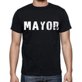 mayor Men's Short Sleeve Round Neck T-shirt , Black T-shirt EN