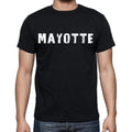 mayotte Men's T-Shirt Short Sleeve Round Neck Black t shirt for men