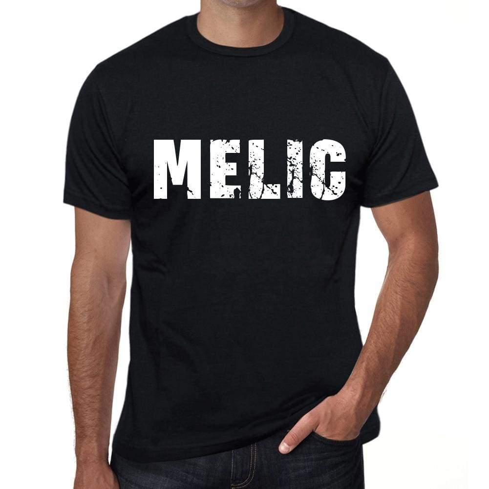 Melic Mens Retro T Shirt Black Birthday Gift 00553 - Black / Xs - Casual