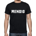mendig, Herren Kurzarm-Rundhals-T-Shirt 00003