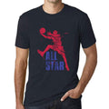 Men's Graphic T-Shirt All Star Basketball Player Navy