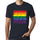 Mens Graphic T-Shirt LGBT Pride Navy - Navy / XS / Cotton - T-Shirt