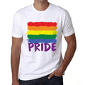Men's Graphic T-Shirt LGBT Pride White