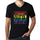 Mens Graphic V-Neck T-Shirt LGBT Straight Outta the Closet Deep Black - Deep Black / S / Cotton - T-Shirt