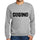Mens Printed Graphic Sweatshirt Popular Words Cugino Grey Marl - Grey Marl / Small / Cotton - Sweatshirts