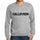 Mens Printed Graphic Sweatshirt Popular Words Halloween Grey Marl - Grey Marl / Small / Cotton - Sweatshirts