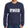 Mens Printed Graphic Sweatshirt Popular Words Irked French Navy - French Navy / Small / Cotton - Sweatshirts