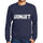Mens Printed Graphic Sweatshirt Popular Words Sunset French Navy - French Navy / Small / Cotton - Sweatshirts