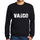 Mens Printed Graphic Sweatshirt Popular Words Vasco Deep Black - Deep Black / Small / Cotton - Sweatshirts