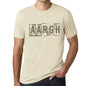 Mens Tee Shirt Vintage T Shirt Aargh 00562 - Naturel / Xs - Casual