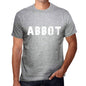 Mens Tee Shirt Vintage T Shirt Abbot 00562 - Grey / S - Casual