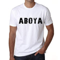 Men's Tee Shirt Vintage T shirt Aboya X-Small White 00561