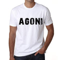 Men's Tee Shirt Vintage T shirt Agoni X-Small White 00561