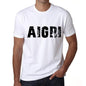 Mens Tee Shirt Vintage T Shirt Aigri X-Small White 00561 - White / Xs - Casual