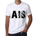 Men's Tee Shirt Vintage T shirt Ais X-Small White 00559