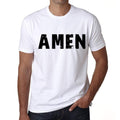 Men's Tee Shirt Vintage T shirt Amen X-Small White 00560