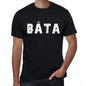 Mens Tee Shirt Vintage T Shirt Bâta X-Small Black 00557 - Black / Xs - Casual