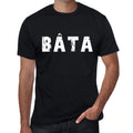 Men's Tee Shirt Vintage T shirt Bâta X-Small Black 00557