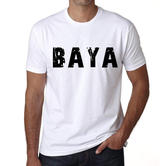 Mens Tee Shirt Vintage T Shirt Baya X-Small White 00560 - White / Xs - Casual