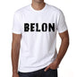 Mens Tee Shirt Vintage T Shirt Belon X-Small White 00561 - White / Xs - Casual