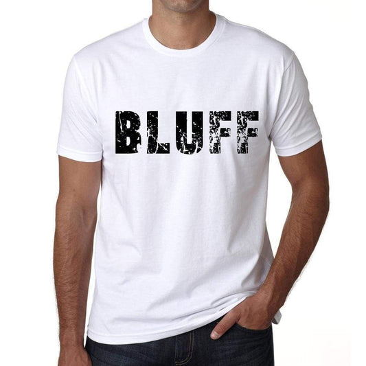 Mens Tee Shirt Vintage T Shirt Bluff X-Small White 00561 - White / Xs - Casual