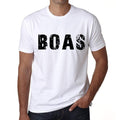 Men's Tee Shirt Vintage T shirt Boas X-Small White 00560