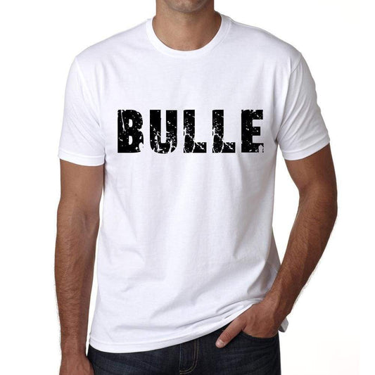 Mens Tee Shirt Vintage T Shirt Bulle X-Small White 00561 - White / Xs - Casual