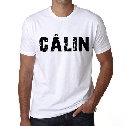 Mens Tee Shirt Vintage T Shirt Câlin X-Small White 00561 - White / Xs - Casual