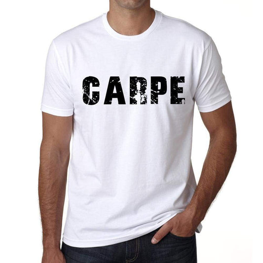 Mens Tee Shirt Vintage T Shirt Carpe X-Small White 00561 - White / Xs - Casual