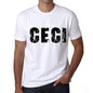 Mens Tee Shirt Vintage T Shirt Ceci X-Small White 00560 - White / Xs - Casual