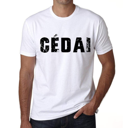 Mens Tee Shirt Vintage T Shirt Cédai X-Small White 00561 - White / Xs - Casual