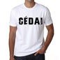 Mens Tee Shirt Vintage T Shirt Cédai X-Small White 00561 - White / Xs - Casual