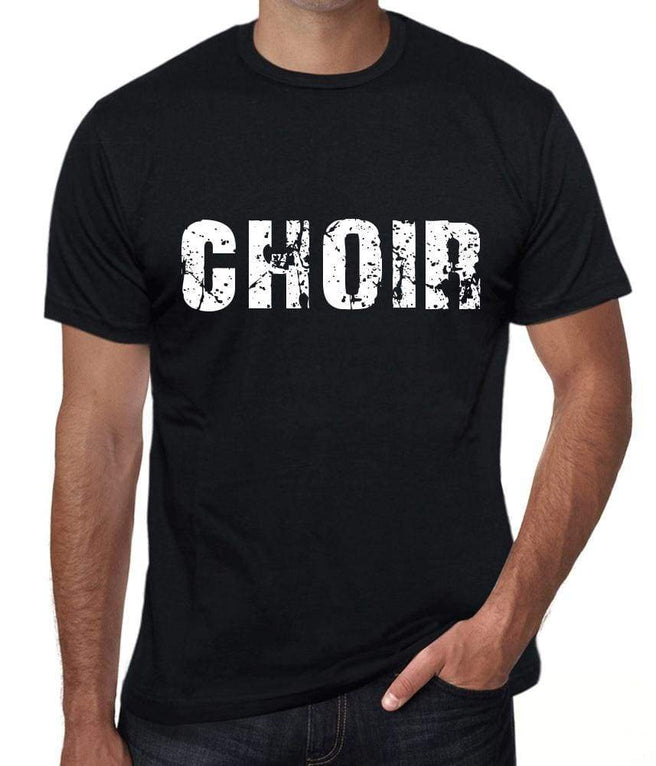Men's Tee Shirt Vintage T Choir X-Small Black 00558 | affordable t-shirts