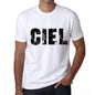 Mens Tee Shirt Vintage T Shirt Ciel X-Small White 00560 - White / Xs - Casual