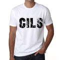 Men's Tee Shirt Vintage T shirt Cils X-Small White 00560