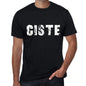 Mens Tee Shirt Vintage T Shirt Ciste X-Small Black 00558 - Black / Xs - Casual