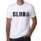 Mens Tee Shirt Vintage T Shirt Clubs X-Small White 00561 - White / Xs - Casual