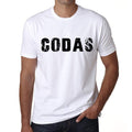 Men's Tee Shirt Vintage T shirt Codas X-Small White 00561