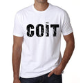 Men's Tee Shirt Vintage T shirt CoÔt X-Small White 00560