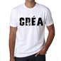 Mens Tee Shirt Vintage T Shirt Crèa X-Small White 00560 - White / Xs - Casual