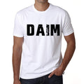 Men's Tee Shirt Vintage T shirt Daim X-Small White 00560