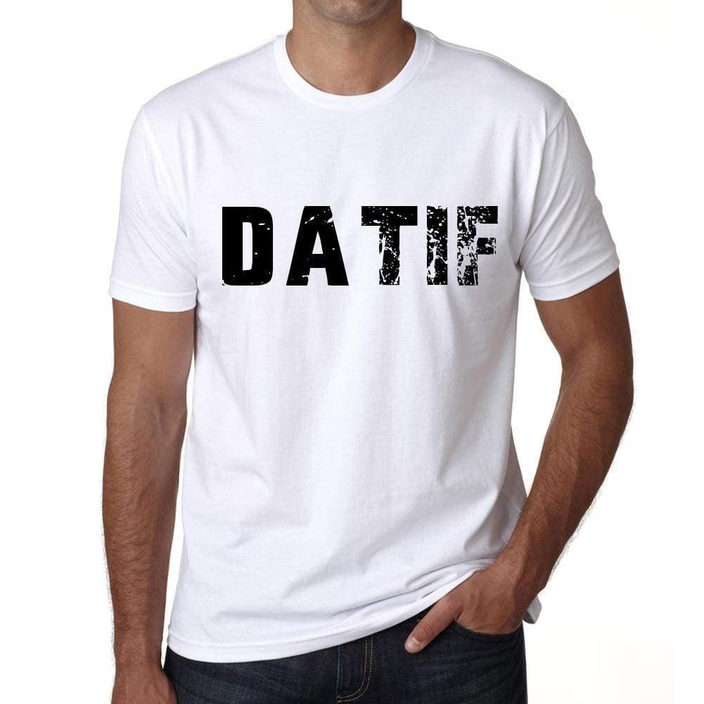 Mens Tee Shirt Vintage T Shirt Datif X-Small White 00561 - White / Xs - Casual